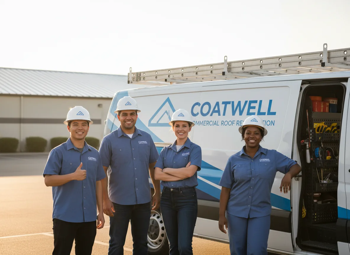 Commercial roof coating company in Kemp, TX